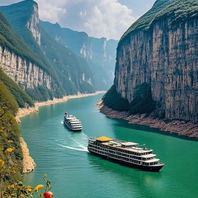 （國(guó)旅自組）【五星游三峽】長(zhǎng)江三峽、星際阿波羅游輪、三峽大壩、重慶洪崖洞、解放碑、熊貓?jiān)冯p高純玩6天親子游